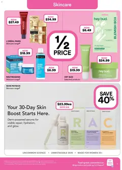 Preview of Priceline Pharmacy  Catalogue  - valid from 10.12.2025 | Page: 17 | Products: Box, Water, Blemish, Vitamin