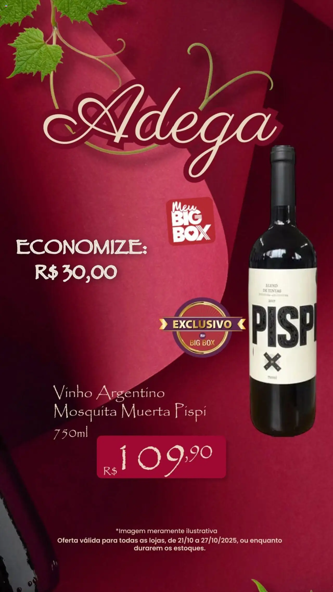 Big Box Folheto - válido de 21.10.2025 | Página: 3 | Produtos: Vinho, Mosquita muerta