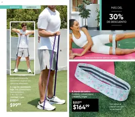 Vista previa de A. Liga de resistencia baja TPE (Elastómero termoplástico)., 2.4 x 102 cm (205348) 9 pts, nuevo folleto de la tienda, válido en México a partir del 20.12.2025 | Página: 72 | Productos: Liga