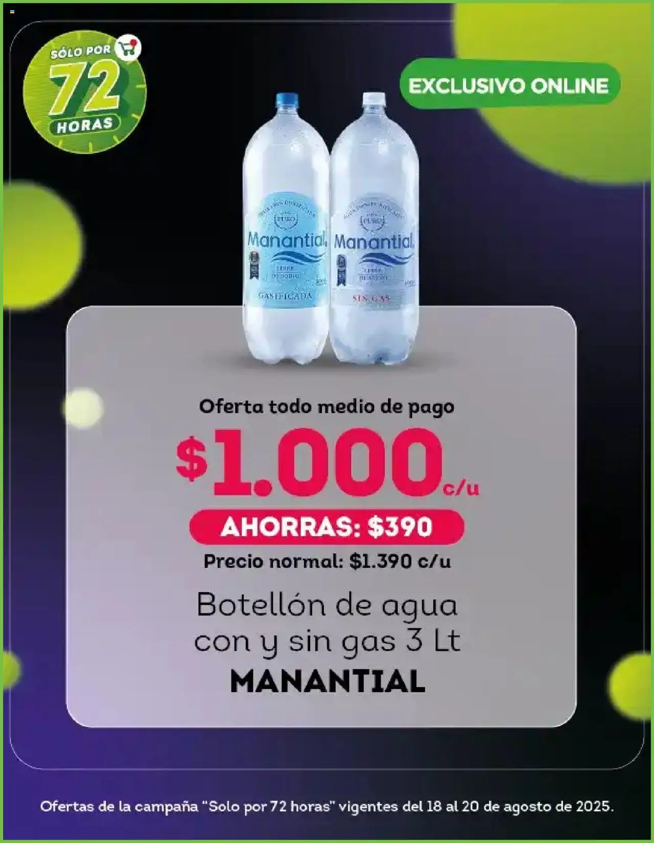 Tottus ofertas  │ válido desde el 18.08.2025 | Página: 2 | Productos: Agua, Campana
