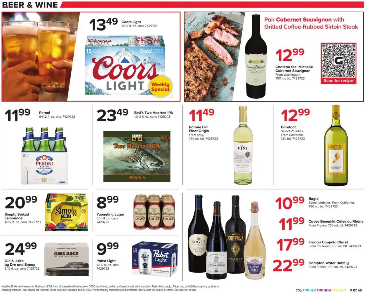 Giant Weekly Ad - valid from 17.10.2025 | Page: 18 | Products: Juice, Wine, Beer, Gin
