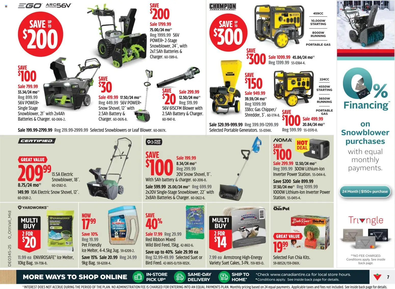 Canadian Tire flyer valid from 30.10.2025 | Page: 7 | Products: Battery