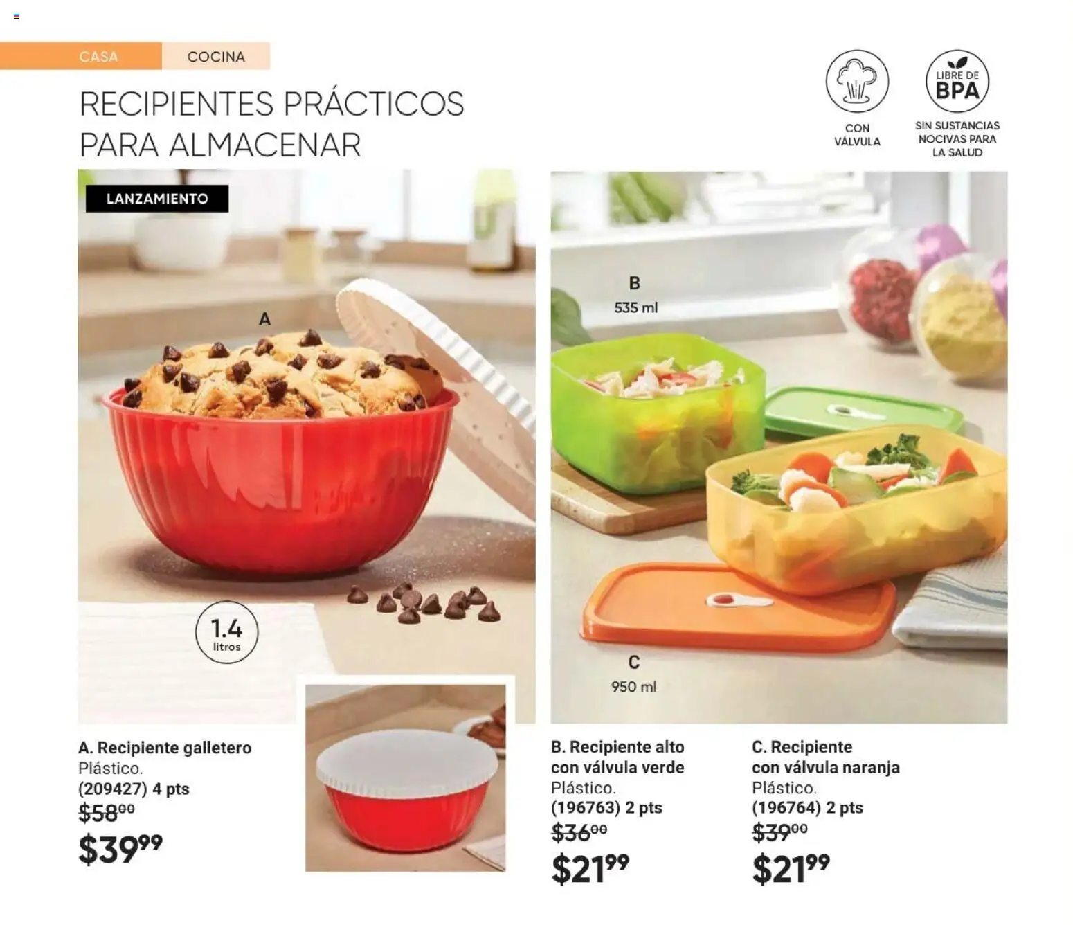 Nuevas ofertas de AVON válidas en toda la República Mexicana desde el 28.11.2025. ¡Encuentra las mejores ofertas en AVON Casa & Estilo 18 2025! | Página: 42 | Productos: Cocina, Válvula