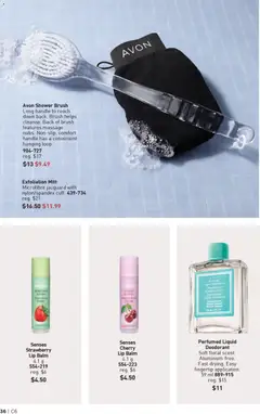 Preview of Perfumed Liquid Deodorant, Soft floral scent. Aluminum-free. Fast drying. Easy fingertip application. 59 ml from shop Avon valid from 12.03.2026 | Page: 36