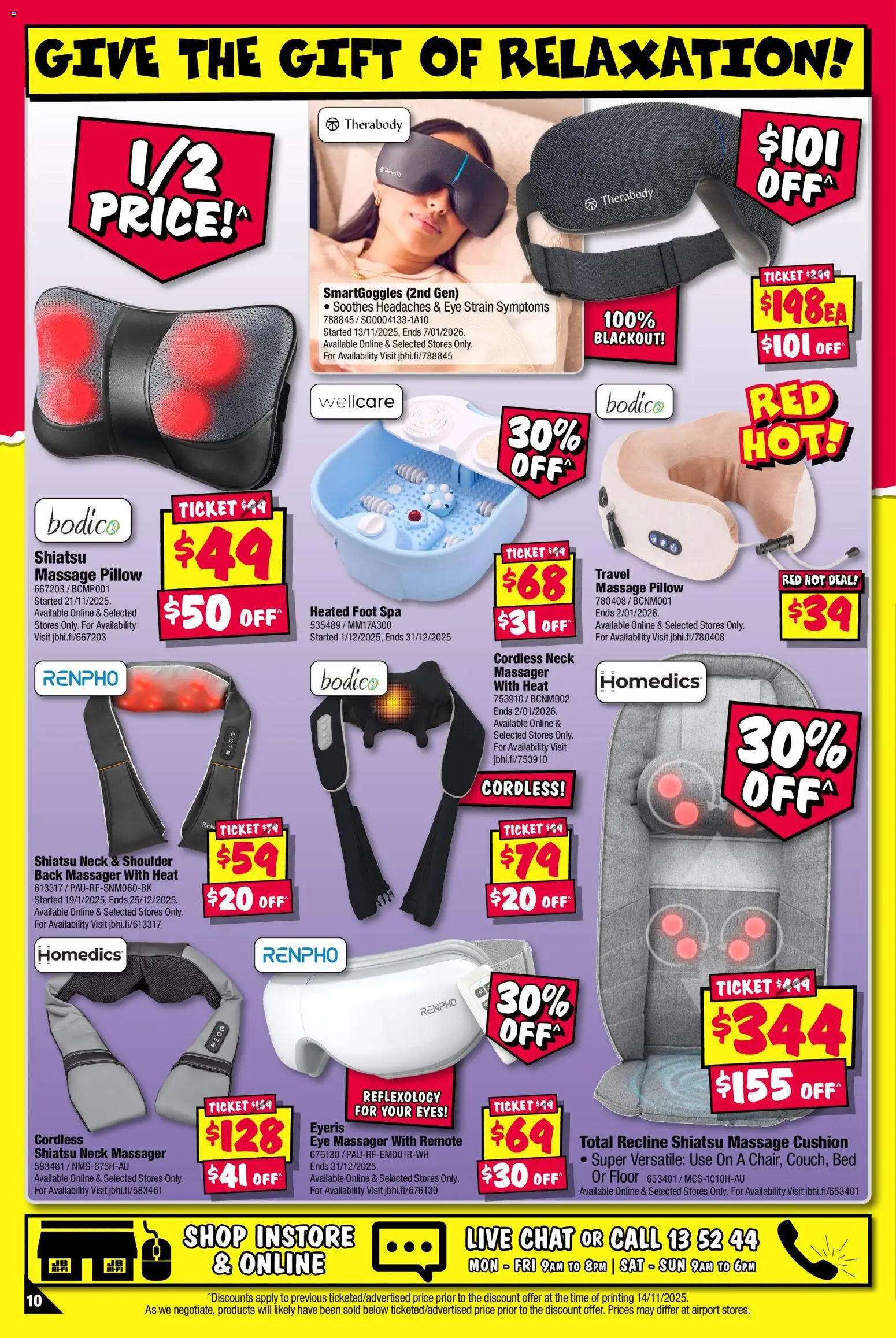 JB Hi-Fi catalogue - valid from 04.12.2025 | Page: 10 | Products: Cushion, Bed, Pillow