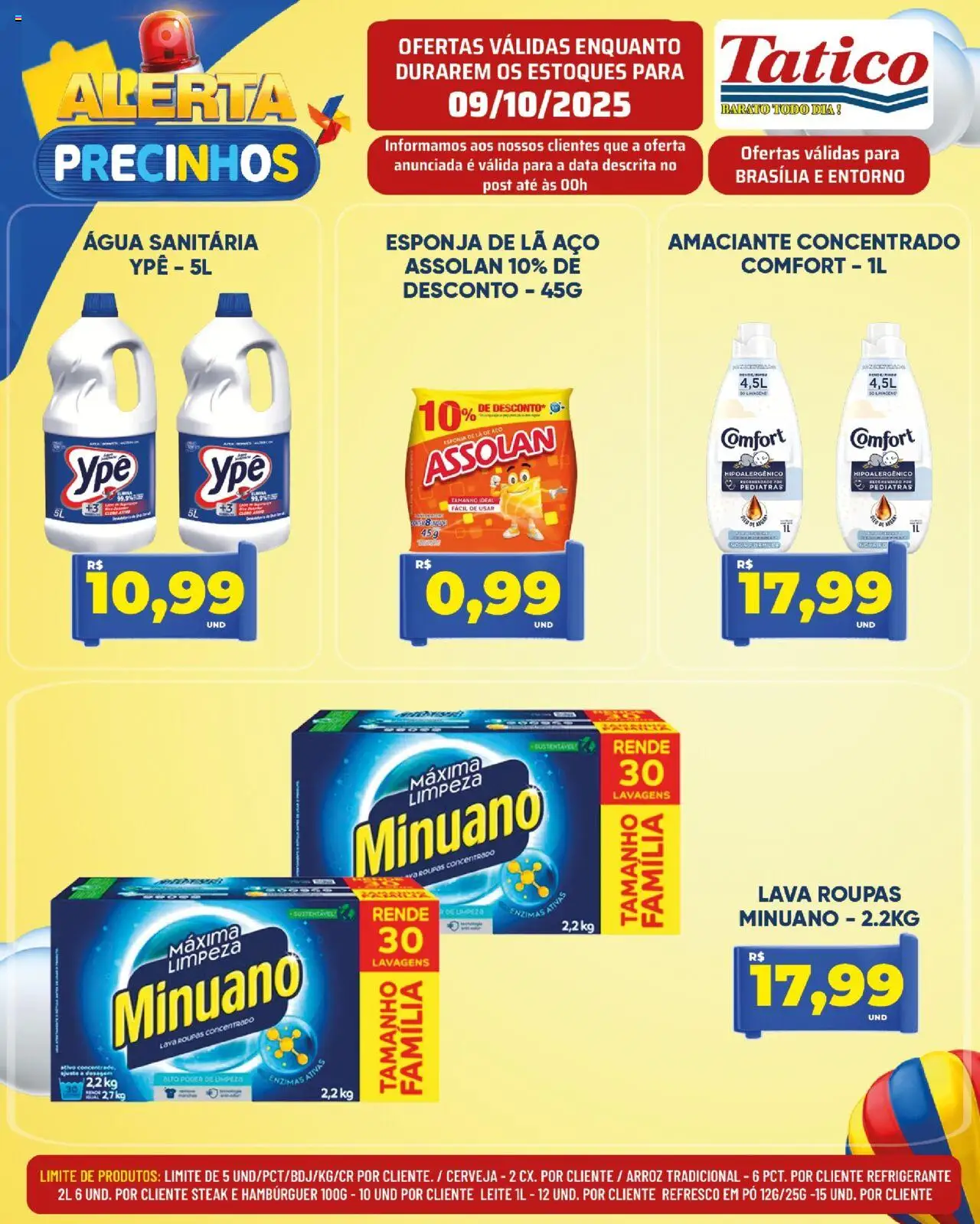 Tatico Folheto - válido de 09.10.2025 | Página: 24 | Produtos: Pó, Esponja, Cerveja, Arroz