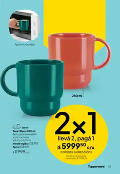 Vista previa Tupperware Folleto válido desde el 09.03.2026 | Página: 34 | Productos: Lavavajillas, Taza