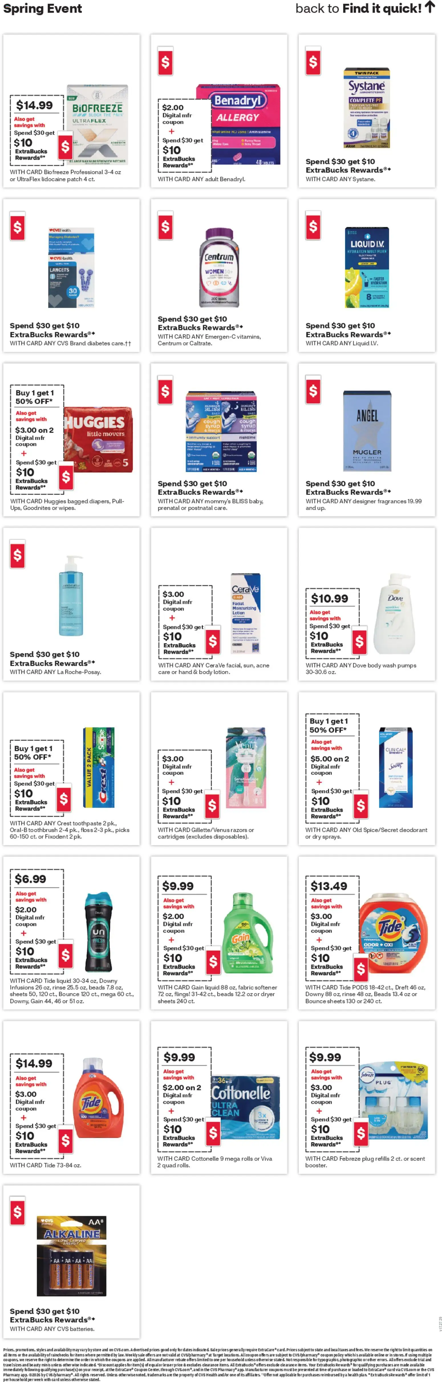 CVS Pharmacy Weekly Ad - CT - valid from 12.04.2026 | Page: 19 | Products: Toothpaste, Fabric softener, Lemon, Dryer