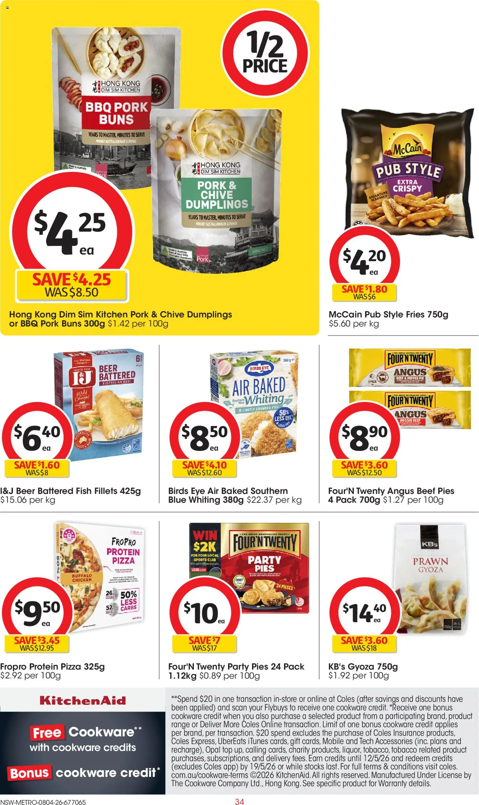 Coles catalogue - valid from 08.04.2026 | Page: 34 | Products: Beer, Beef, Opal, Mobile