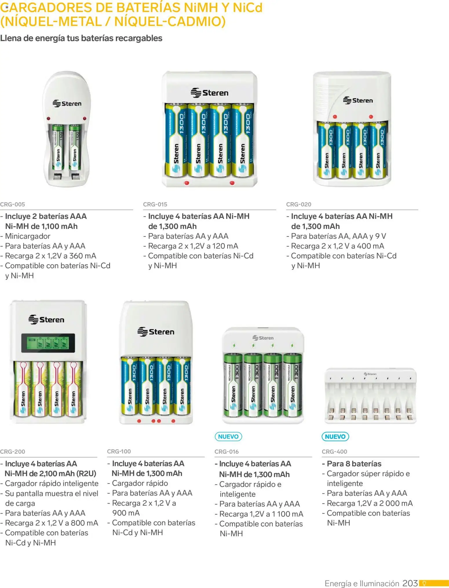 Nuevas ofertas de Steren válidas en toda la República Mexicana desde el 01.01.2026. ¡Encuentra las mejores ofertas en Steren catálogo! | Página: 215 | Productos: Cargador