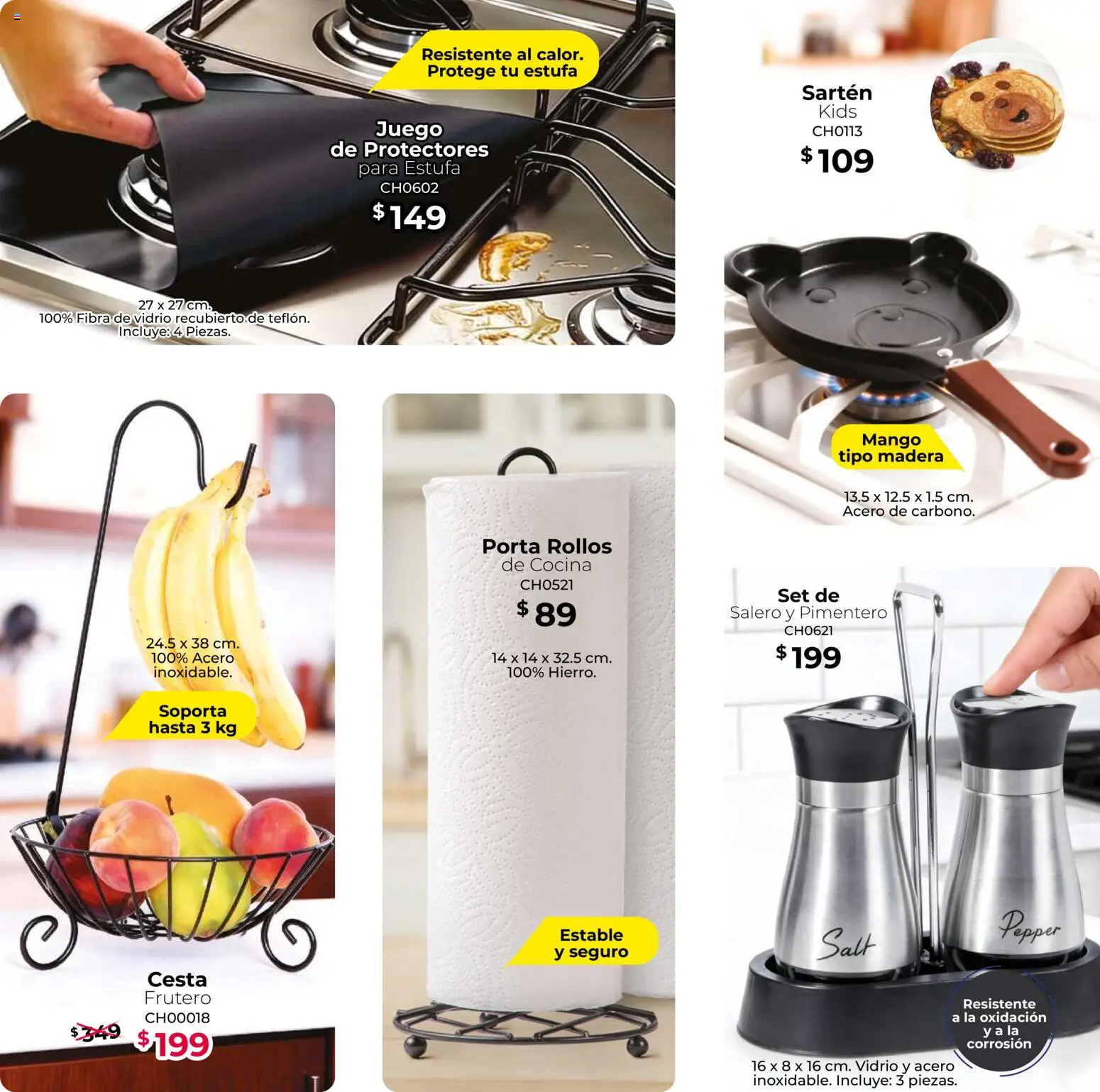 Nuevas ofertas de Colchas Concord válidas en toda la República Mexicana desde el 01.11.2025. ¡Encuentra las mejores ofertas en Colchas Concord catálogo Home! | Página: 23 | Productos: Frutero, Mango, Juego, Cocina