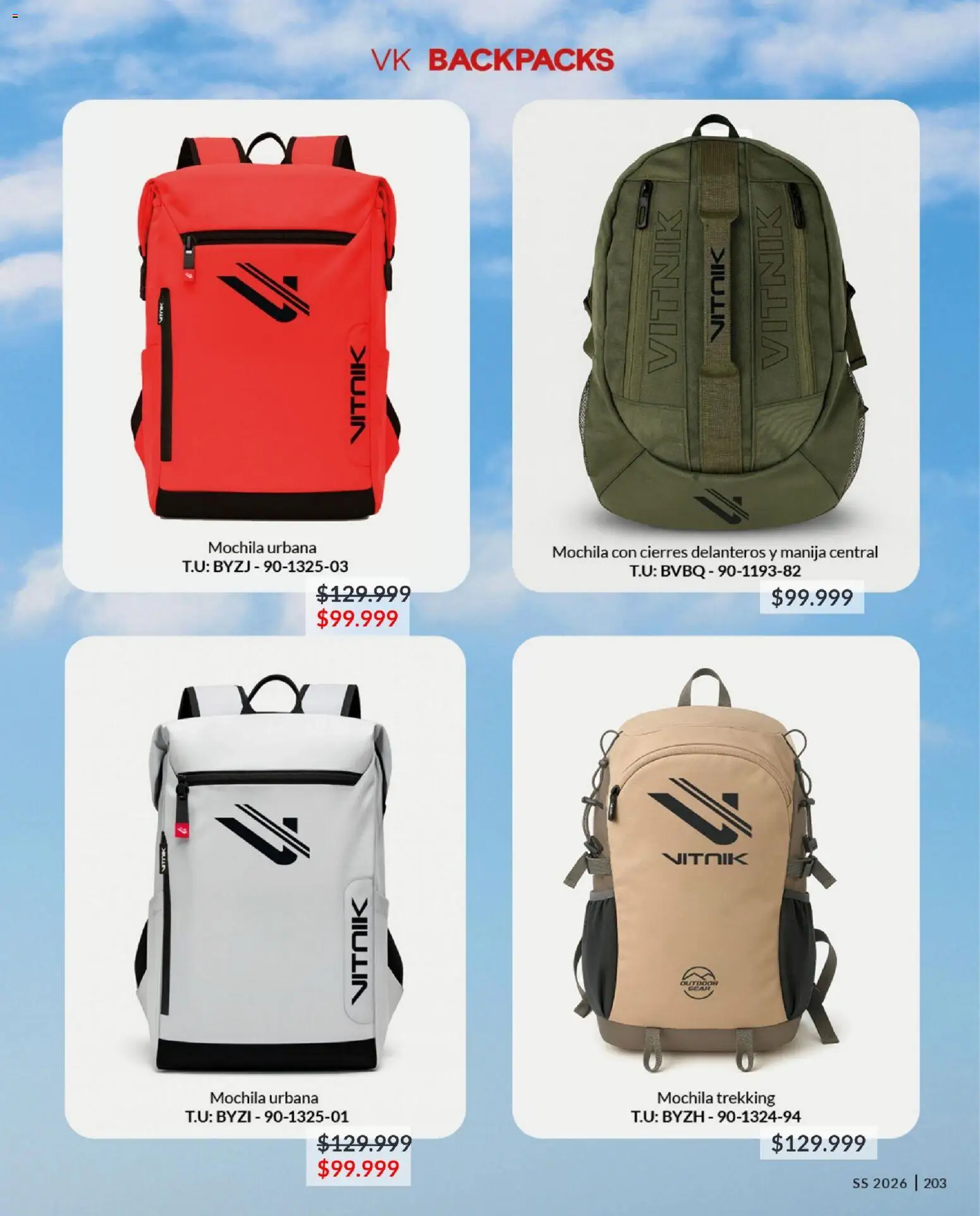 Vitnik - Folleto │ válido desde el 03.12.2025 | Página: 203 | Productos: Mochila
