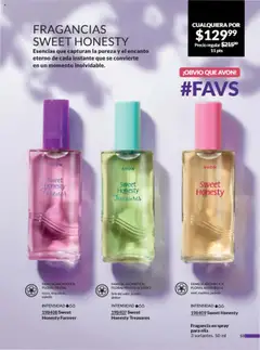 Vista previa de AVON - Campaña 15 2025, nuevo folleto de la tienda, válido en México a partir del 12.09.2025 | Página: 59 | Productos: Esencias, Fragancia