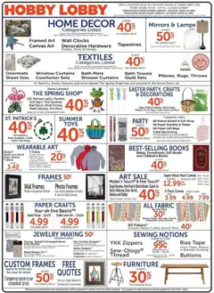 Preview of Hobby Lobby weekly ads valid from 08.03.2026