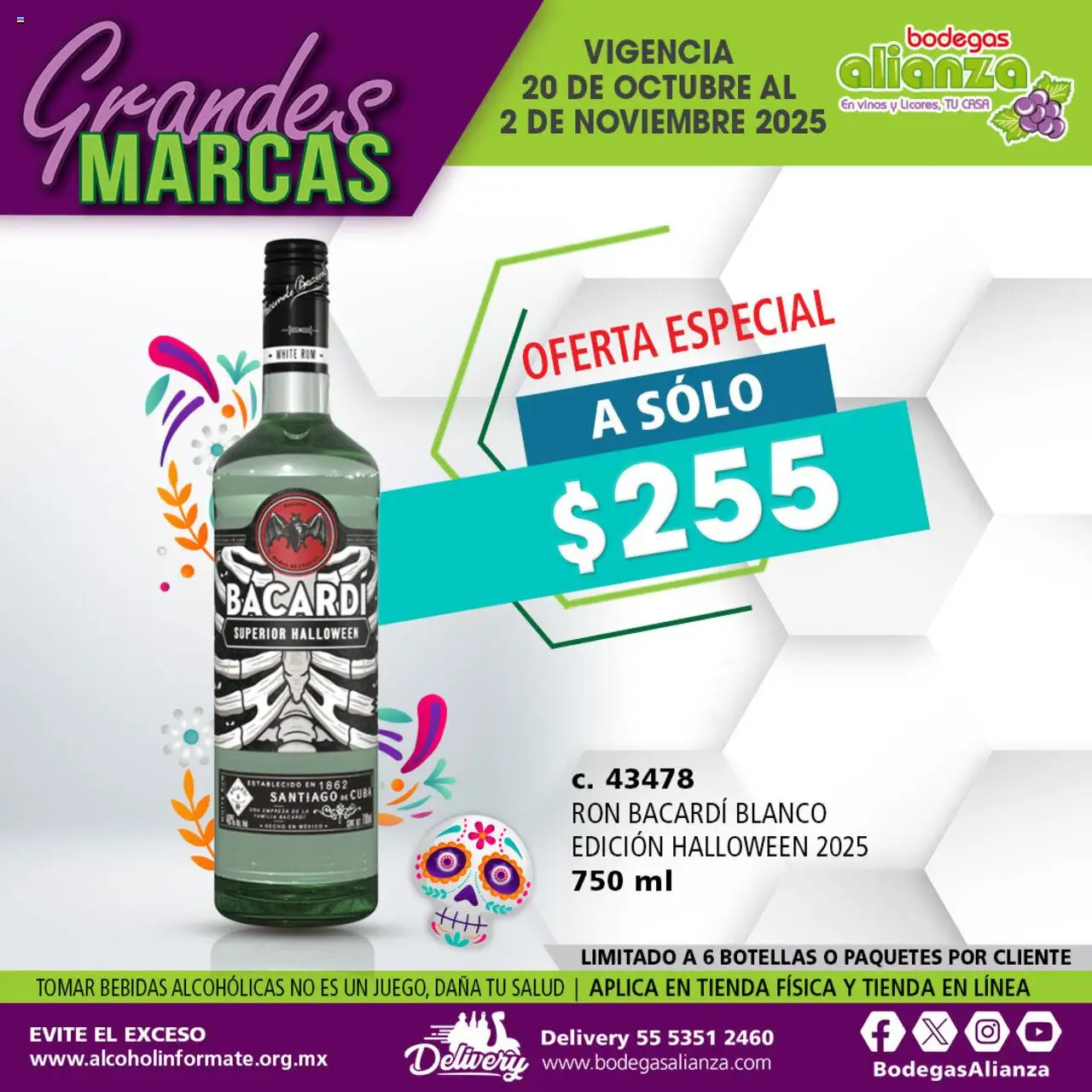 Nuevas ofertas de Bodegas Alianza válidas en toda la República Mexicana desde el 20.10.2025. ¡Encuentra las mejores ofertas en Bodegas Alianza catálogo Las ofertas de la semana! | Página: 5