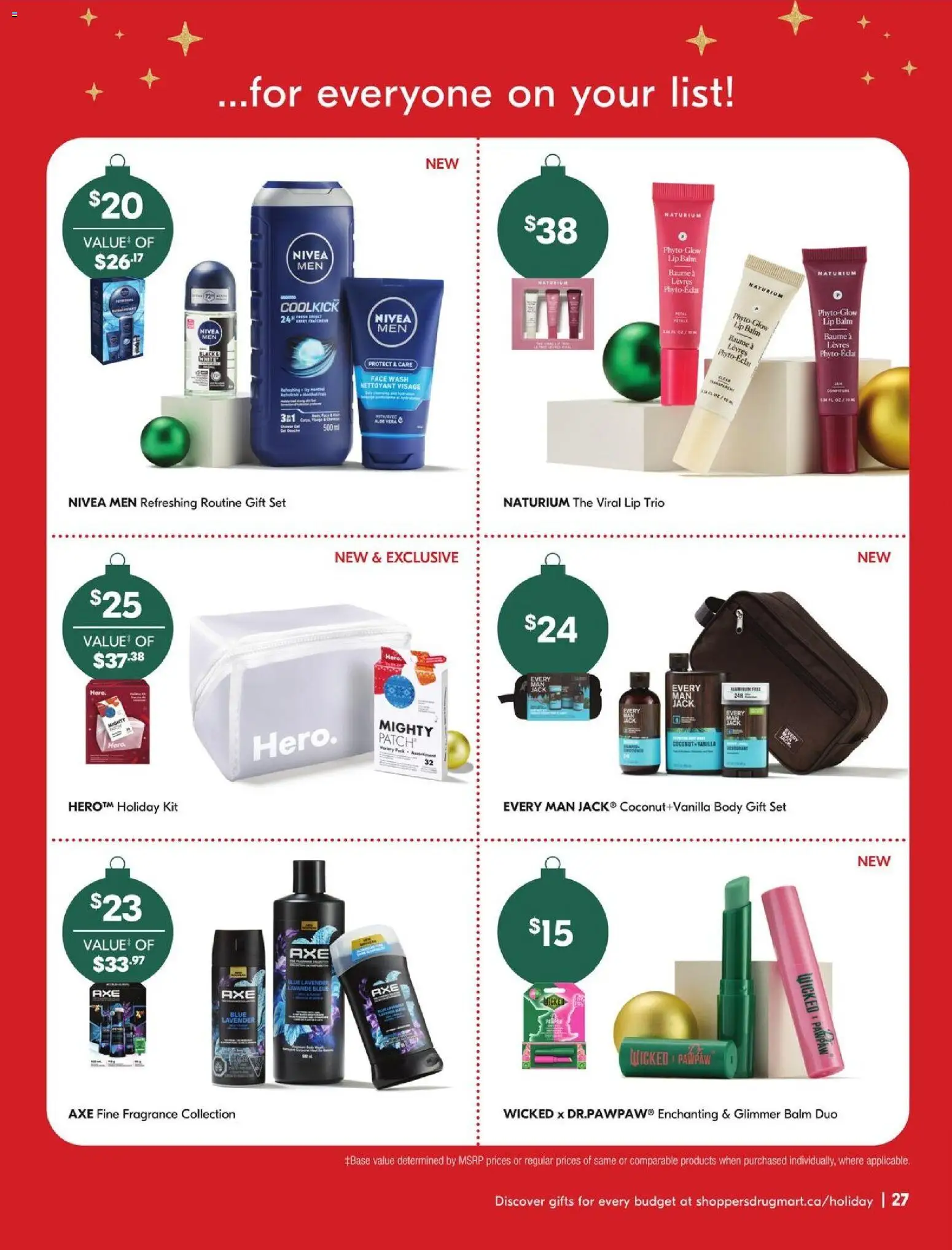 Shoppers flyer valid from 22.11.2025 | Page: 27 | Products: Fragrance, Face wash