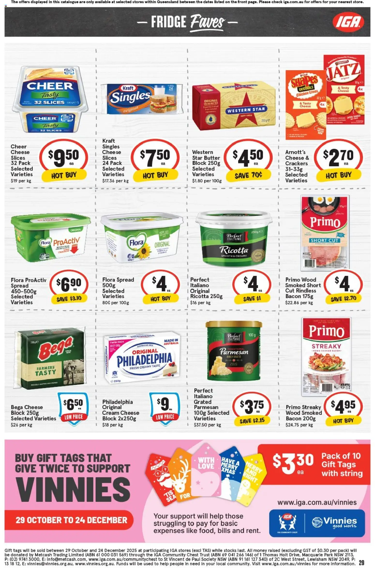 IGA catalogue - valid from 05.11.2025 | Page: 29 | Products: Cheese, Chicken, Cream, Fridge
