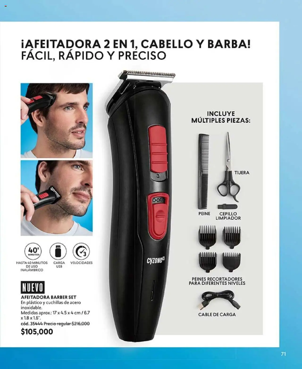 CyZone revista - valida desde el 05.05.2025 | Página: 79 | Productos: Afeitadora, Cable, Tijera, Cepillo