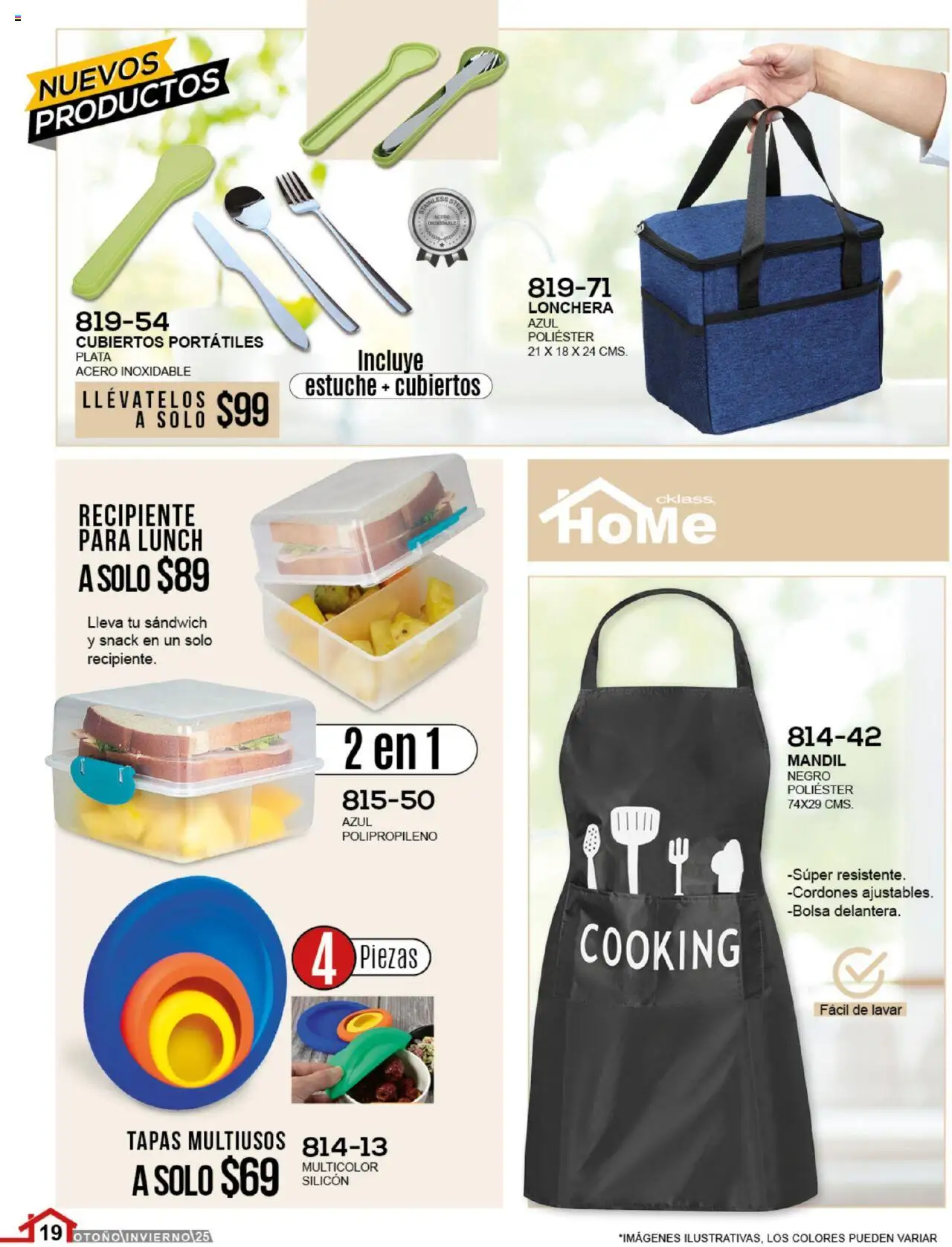 Nuevas ofertas de Cklass válidas en toda la República Mexicana desde el 14.07.2025. ¡Encuentra las mejores ofertas en Cklass catálogo Home! | Página: 20 | Productos: Bolsa, Estuche, Cordones