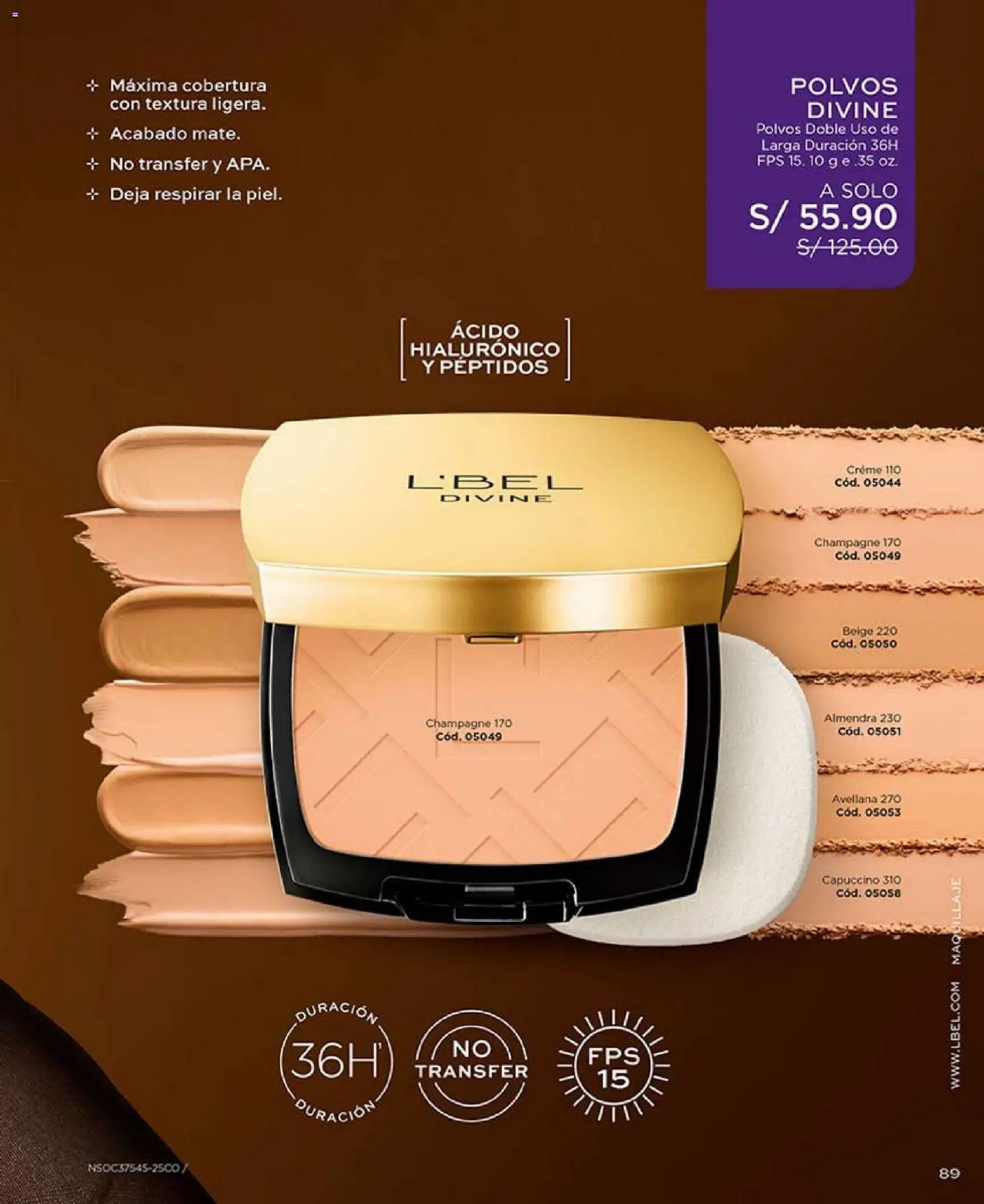 Catálogo L'Bel válido desde 17.01.2026 | Página: 89 | Productos: Maquillaje