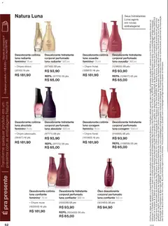 Natura - Ciclo 19/2025 - Pré-Visualização do folheto da loja Natura, válido de 26.11.2025 | Página: 52