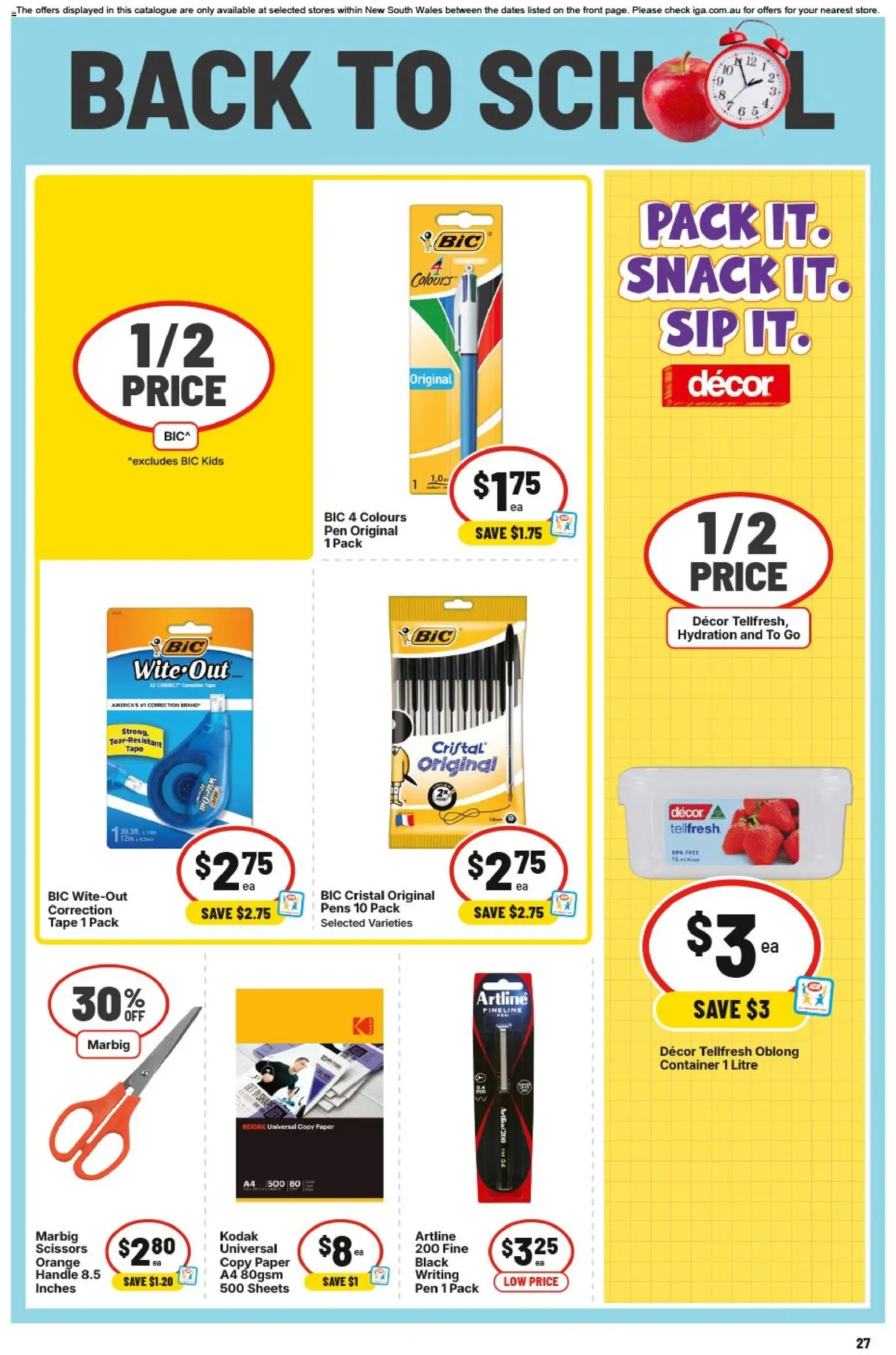 IGA catalogue - valid from 28.01.2026 | Page: 23 | Products: Decor, Scissors