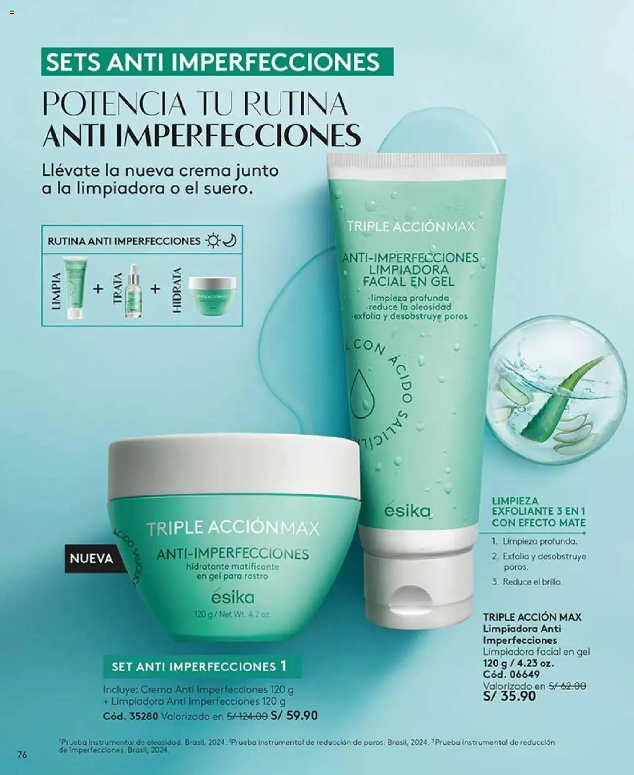 Catálogo Ésika válido desde 25.08.2025 | Página: 76 | Productos: Exfoliante, Crema