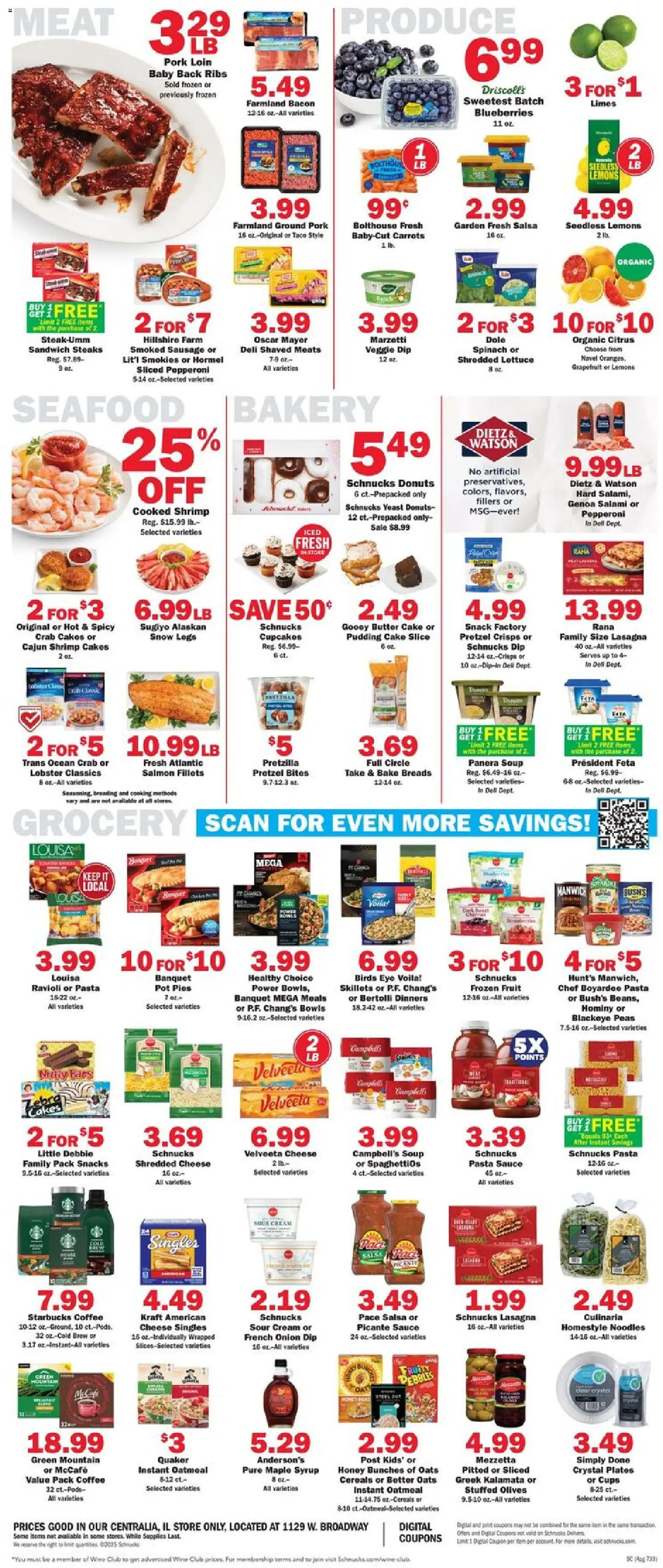 Schnucks Weekly Print Ad - IL - valid from 26.12.2025 | Page: 4 | Products: Bakery, Cream, Sauce, Onion