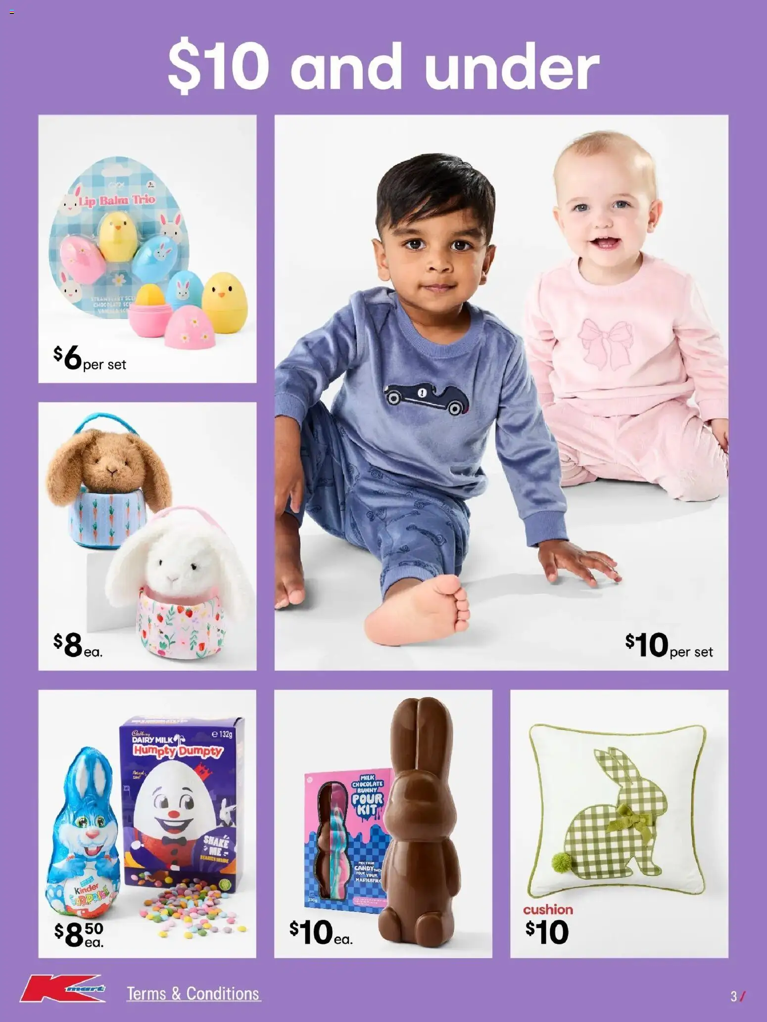 Kmart catalogue - valid from 05.03.2026 | Page: 3 | Products: Cushion, Milk, Dairy, Chocolate