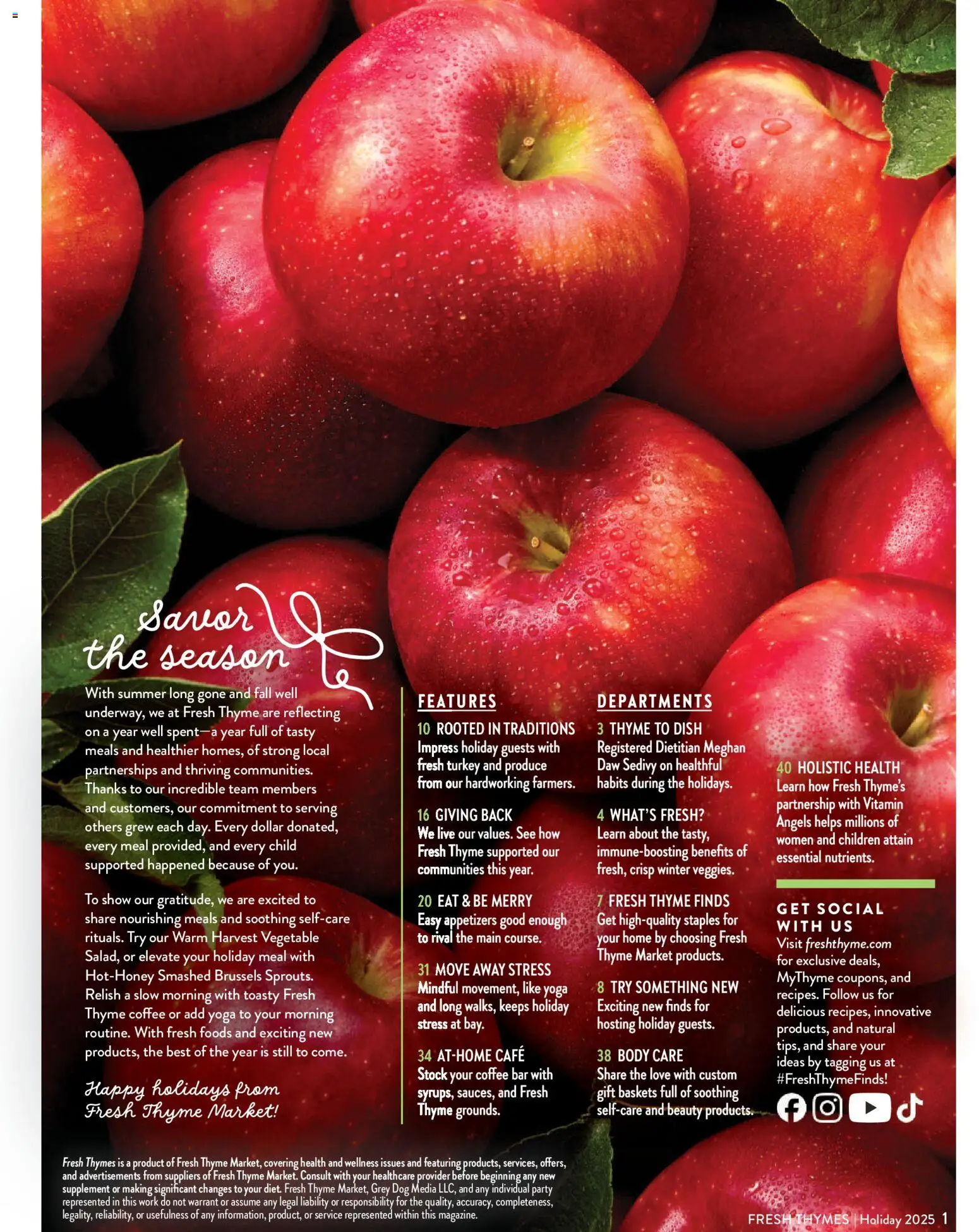 Fresh Thyme Magazine Holiday 2025 - valid from 15.11.2025 | Page: 3 | Products: Vitamin, Coffee