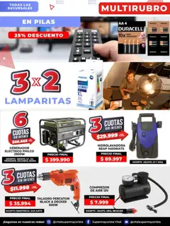 Vital - Ofertas nonfood - Bahía Blanca │ válido desde el 18.08.2025 | Página: 4 | Productos: Pilas, Taladro, Hidrolavadora