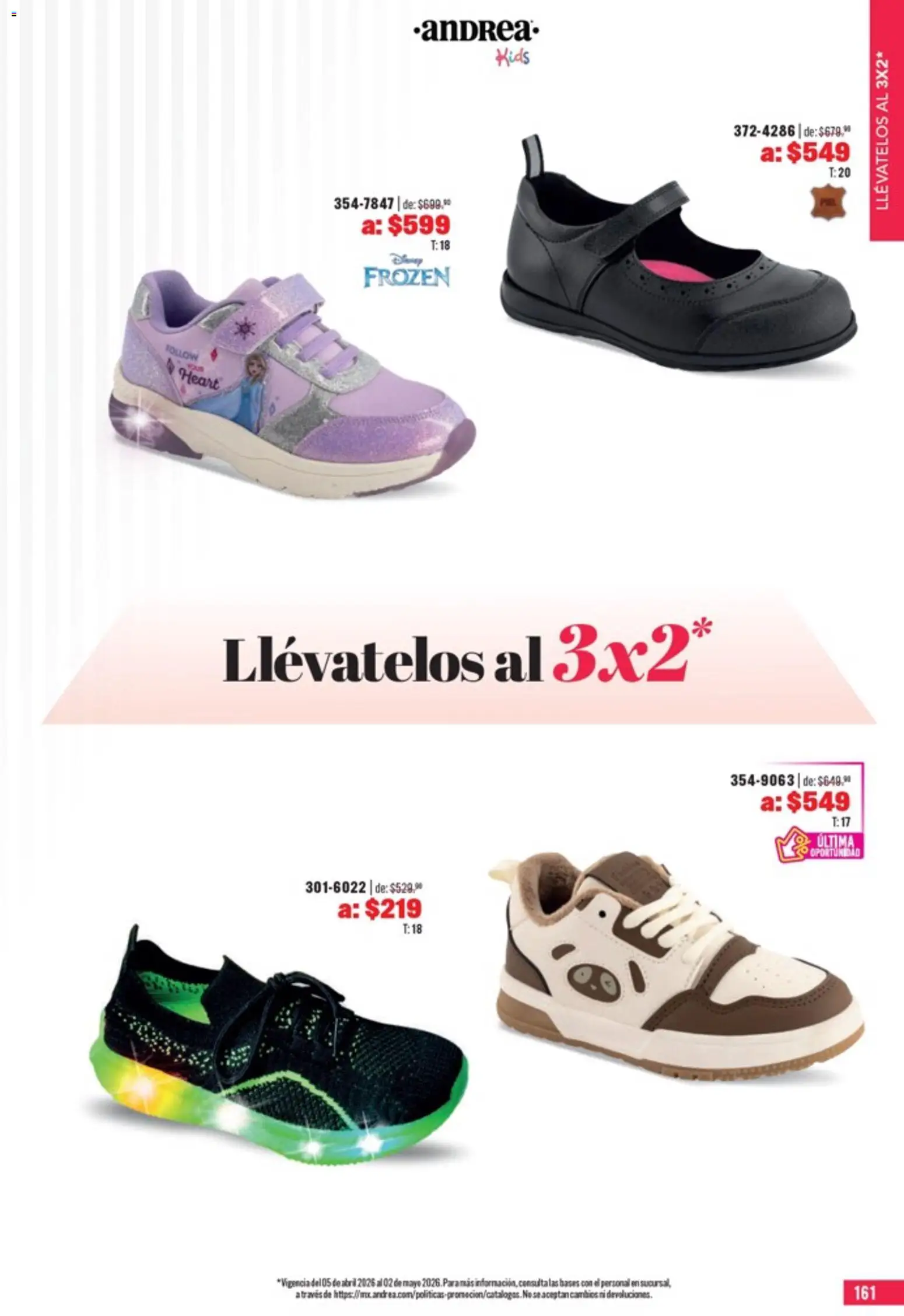 Nuevas ofertas de Andrea válidas en toda la República Mexicana desde el 05.04.2026. ¡Encuentra las mejores ofertas en Andrea catálogo Outlet! | Página: 161