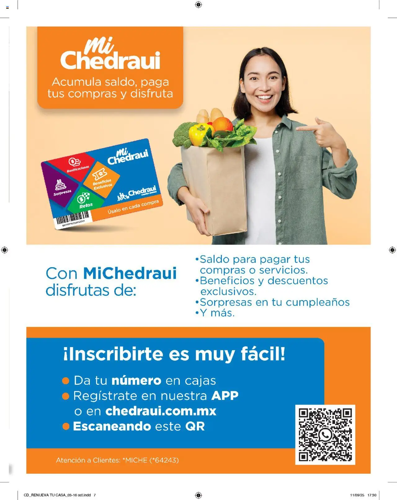 Nuevas ofertas de Chedraui válidas en toda la República Mexicana desde el 03.10.2025. ¡Encuentra las mejores ofertas en Chedraui - Folleto! | Página: 7