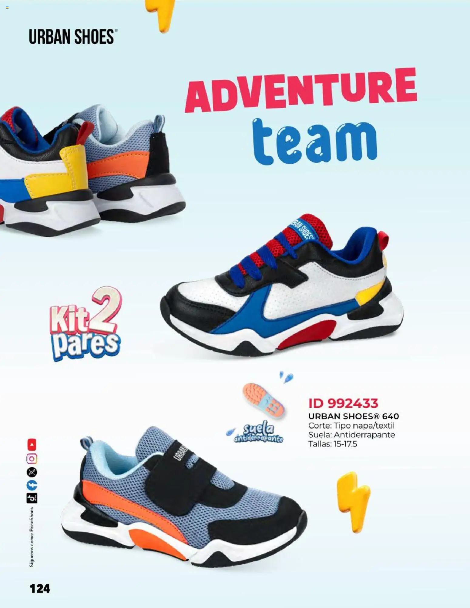 Nuevas ofertas de Price Shoes válidas en toda la República Mexicana desde el 27.10.2025. ¡Encuentra las mejores ofertas en Price Shoes catálogo Kids todo en uno! | Página: 124