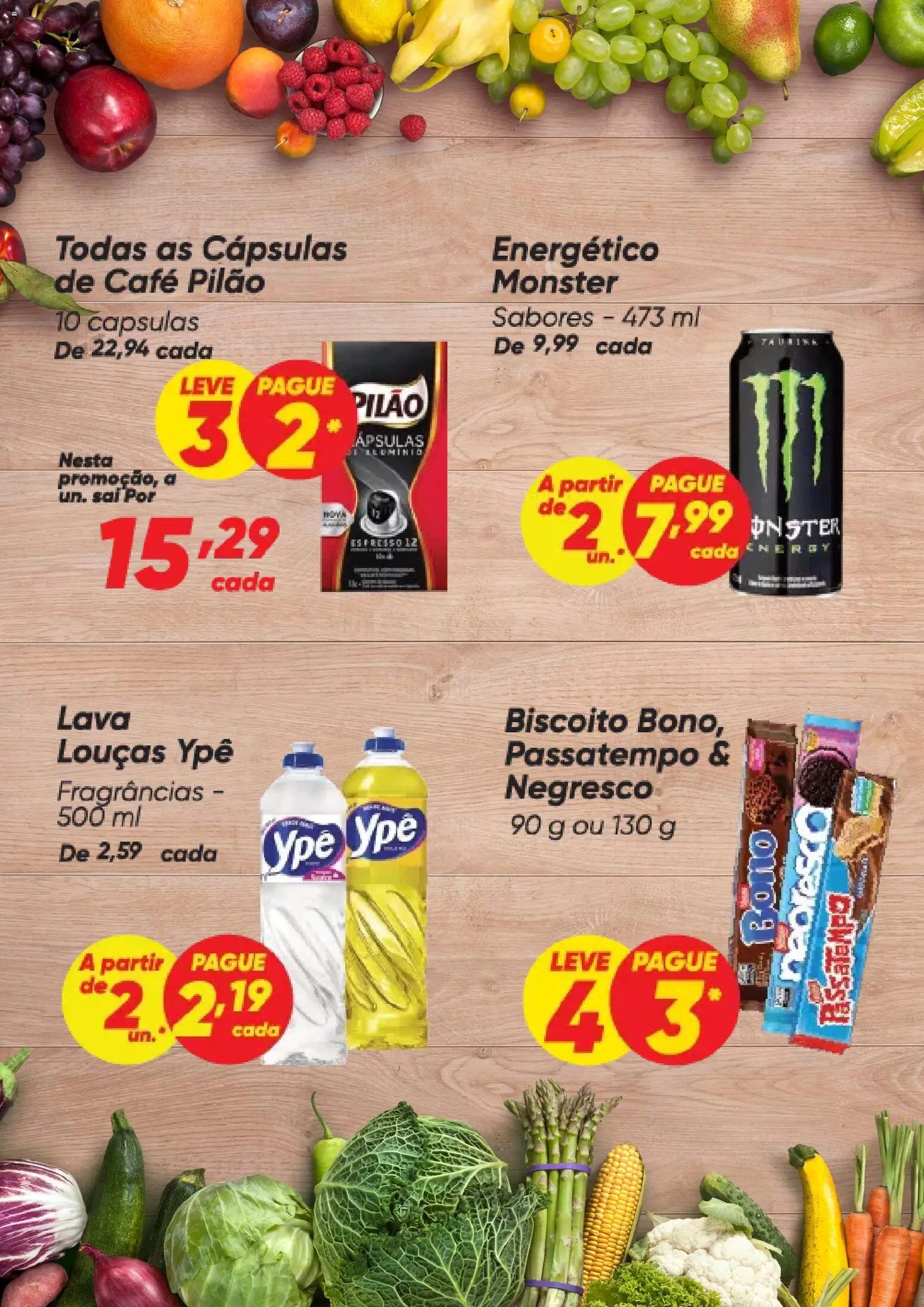 Dia Folheto - válido de 23.10.2025 | Página: 3 | Produtos: Biscoito, Energético, Café, Monster