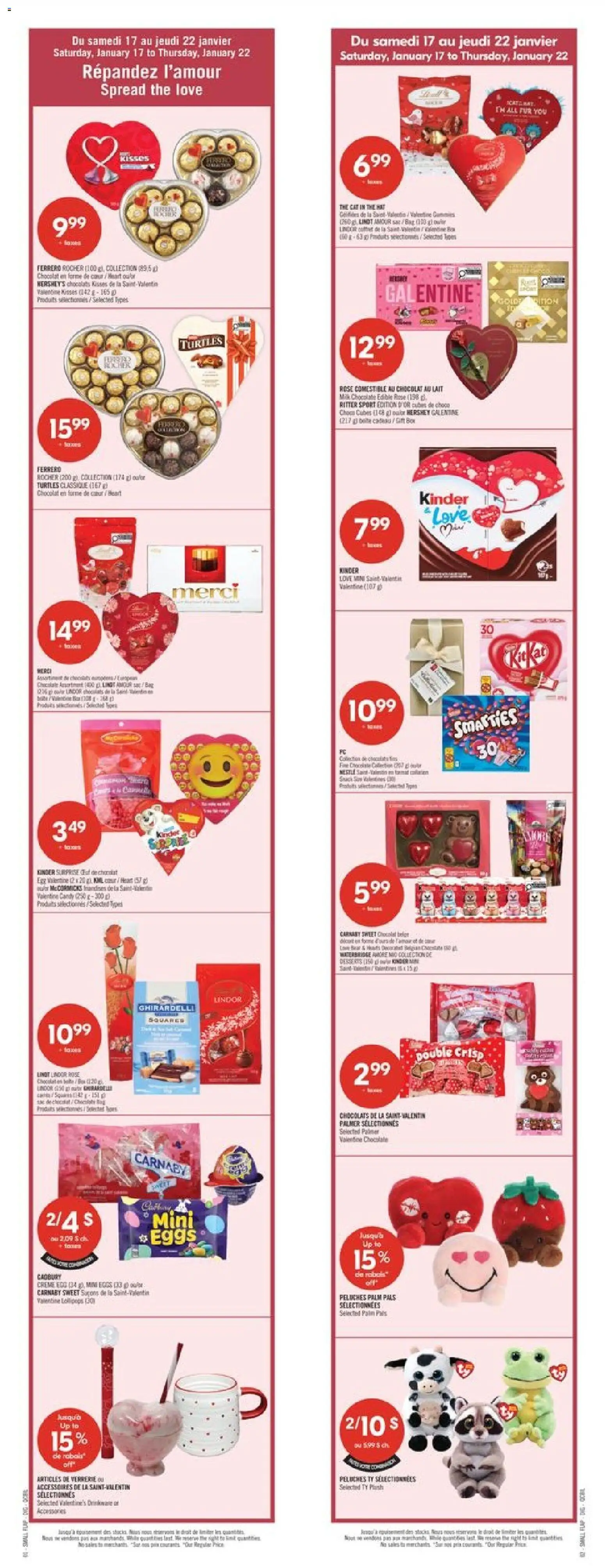 Pharmaprix flyer valid from 16.01.2026 | Page: 2 | Products: Box, Milk, Eggs, Chocolate