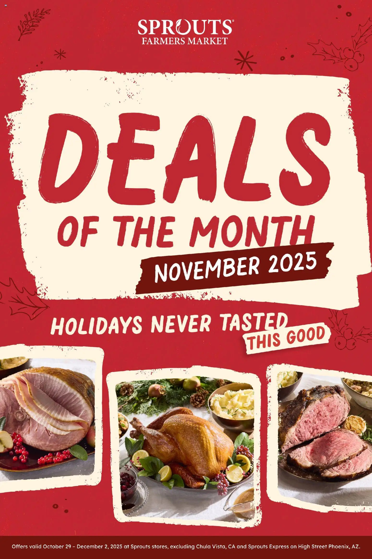 Sprouts Monthly Ad - valid from 29.10.2025 | Page: 1