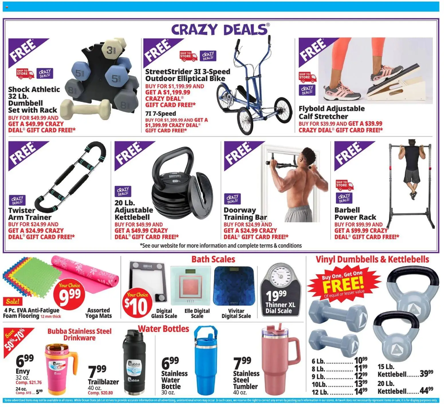 Ocean State Job Lot Weekly Ad - valid from 22.01.2026 | Page: 15 | Products: Bath, Water, Shock