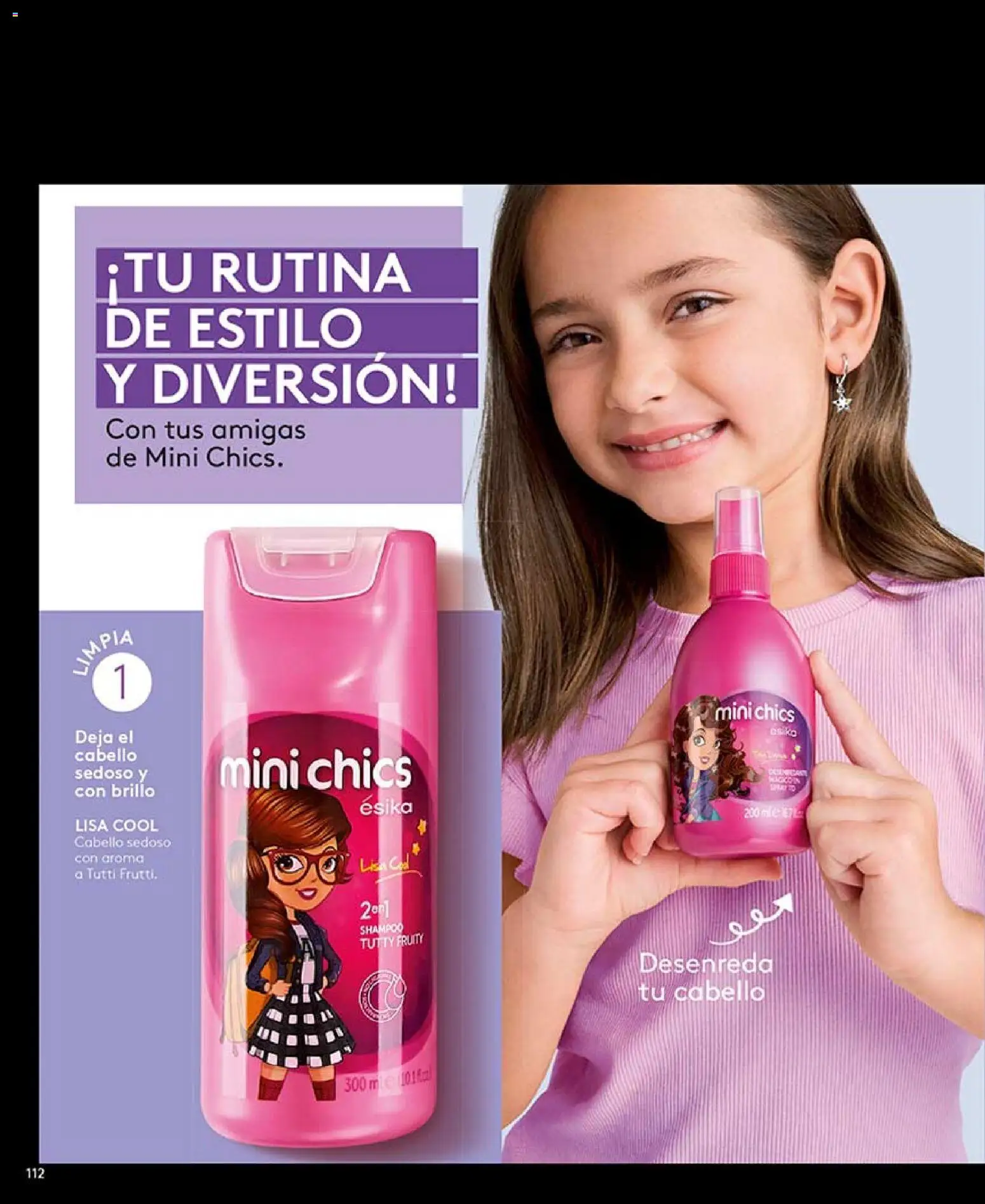 Ésika revista - valida desde el 24.04.2026 | Página: 112 | Productos: Shampoo, Brillo