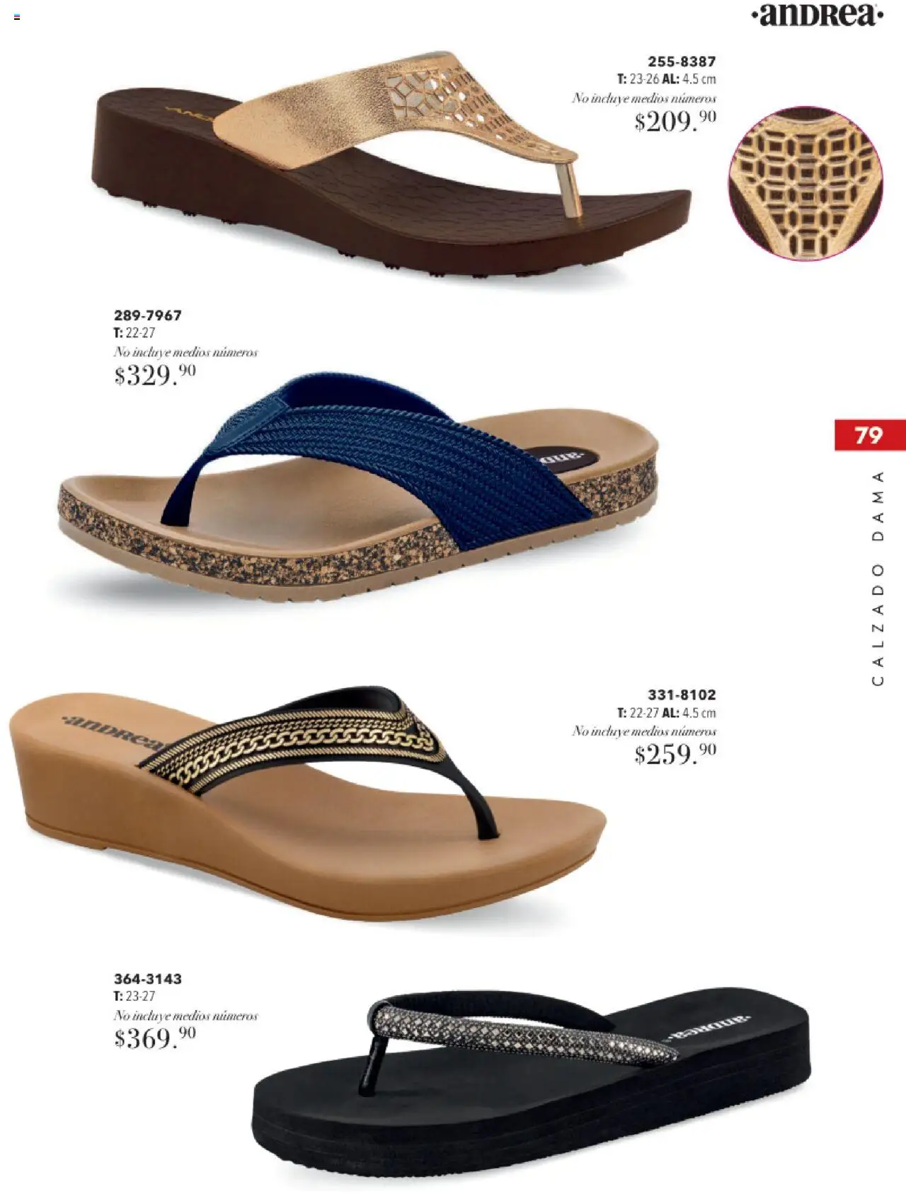 Nuevas ofertas de Andrea válidas en toda la República Mexicana desde el 17.08.2025. ¡Encuentra las mejores ofertas en Andrea - Catálogo Tropical Otoño / Invierno! | Página: 79