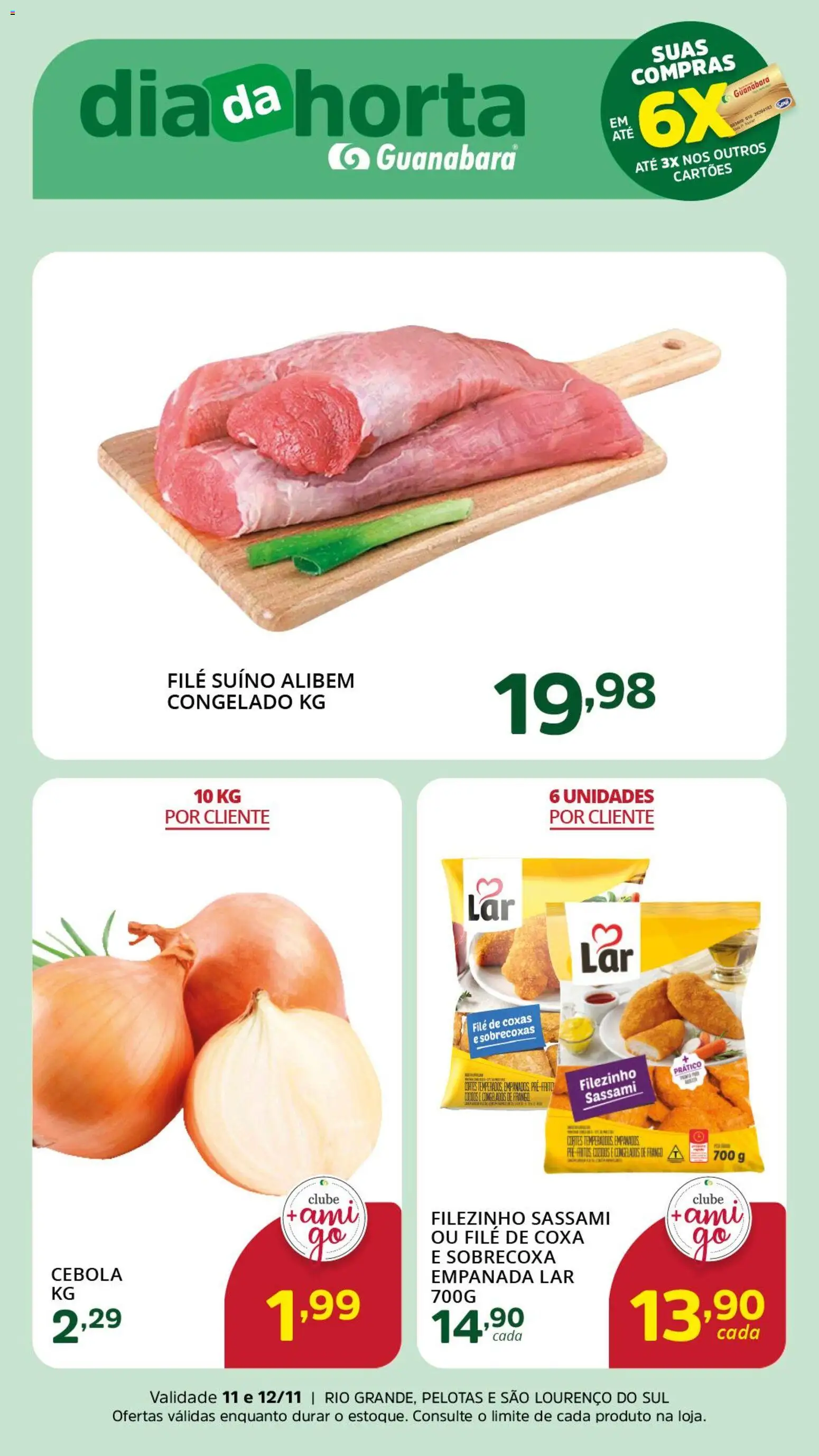 Supermercado Guanabara Folheto - válido de 11.11.2025 | Página: 1 | Produtos: Cebola