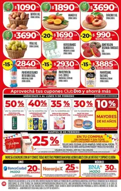 Vista previa Supermercado DIA Ofertas válido desde el 04.02.2026 | Página: 4 | Productos: Batata, Pera, Durazno, Paté