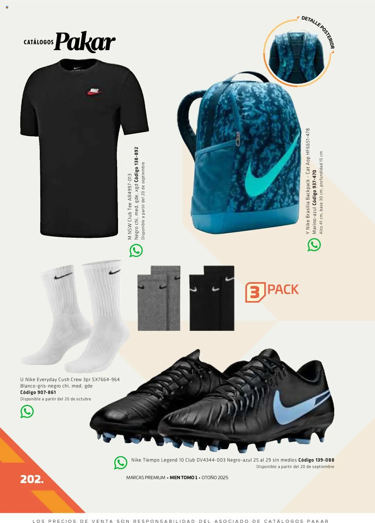 Nuevas ofertas de SC Pakar válidas en toda la República Mexicana desde el 29.08.2025. ¡Encuentra las mejores ofertas en SC Pakar - Catálogo Otoño Men Tomo 1! | Página: 202