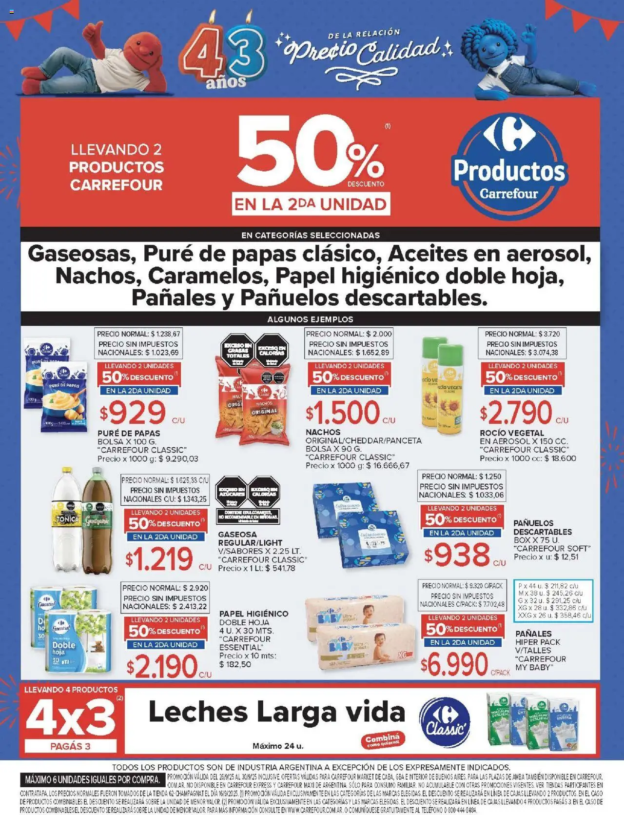 Carrefour Market catálogo │ válido desde el 26.09.2025 | Página: 9 | Productos: Teléfono, Papel higiénico, Bolsa, Gaseosa