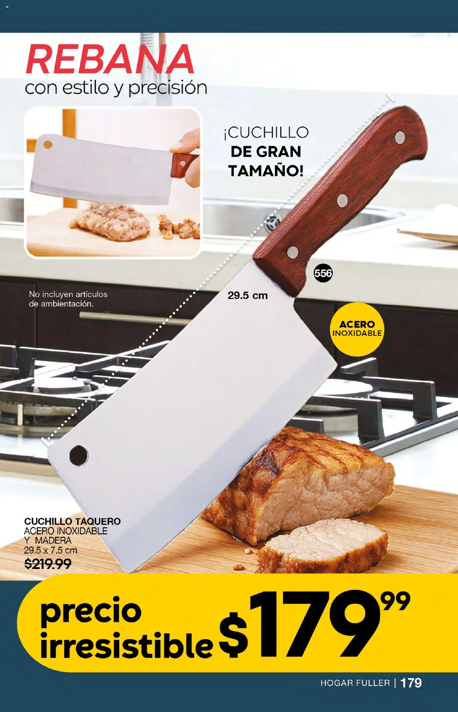 Nuevas ofertas de Fuller válidas en toda la República Mexicana desde el 07.01.2026. ¡Encuentra las mejores ofertas en Fuller campaña 20 2026! | Página: 179 | Productos: Cuchillo