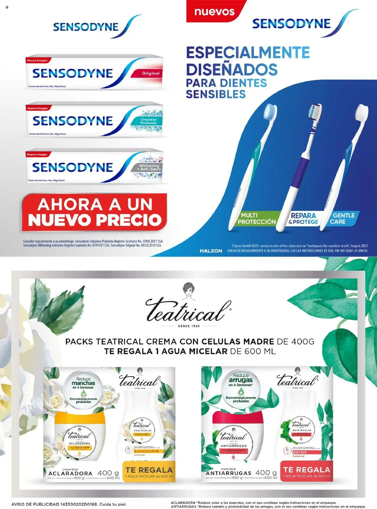 Nuevas ofertas de Chedraui válidas en toda la República Mexicana desde el 02.05.2025. ¡Encuentra las mejores ofertas en Chedraui folleto Vive Bella! | Página: 71 | Productos: Pasta dental, Crema, Agua, Té
