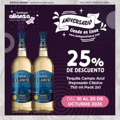 Vista previa de Bodegas Alianza - Catálogo Tequilas, nuevo folleto de la tienda, válido en México a partir del 10.10.2025