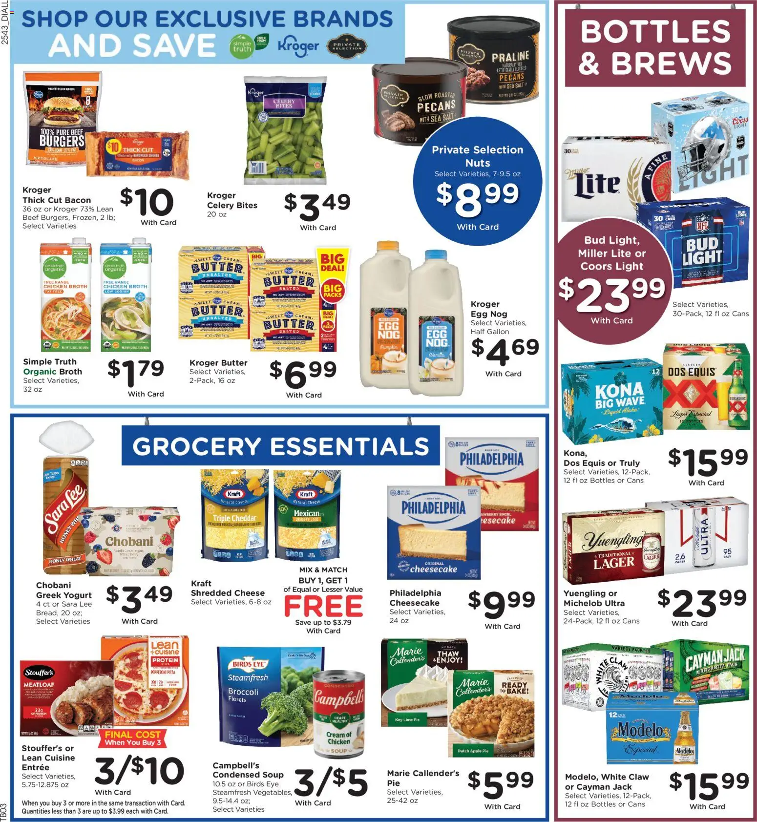 Dillons Weekly Ad - KS - valid from 28.11.2025 | Page: 6 | Products: Butter, Beef, Cream, Cheesecake
