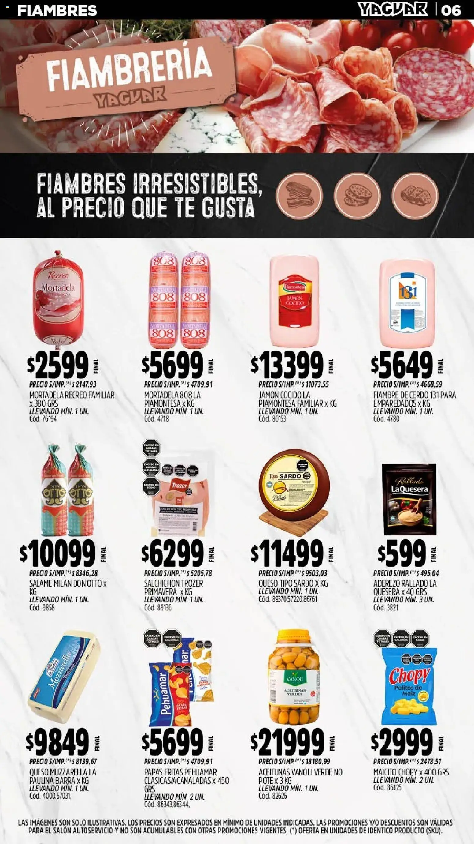 Yaguar - Oferta Semanal Santa Fé │ válido desde el 20.04.2026 | Página: 6 | Productos: Aderezo, Aceitunas, Queso, Papas fritas