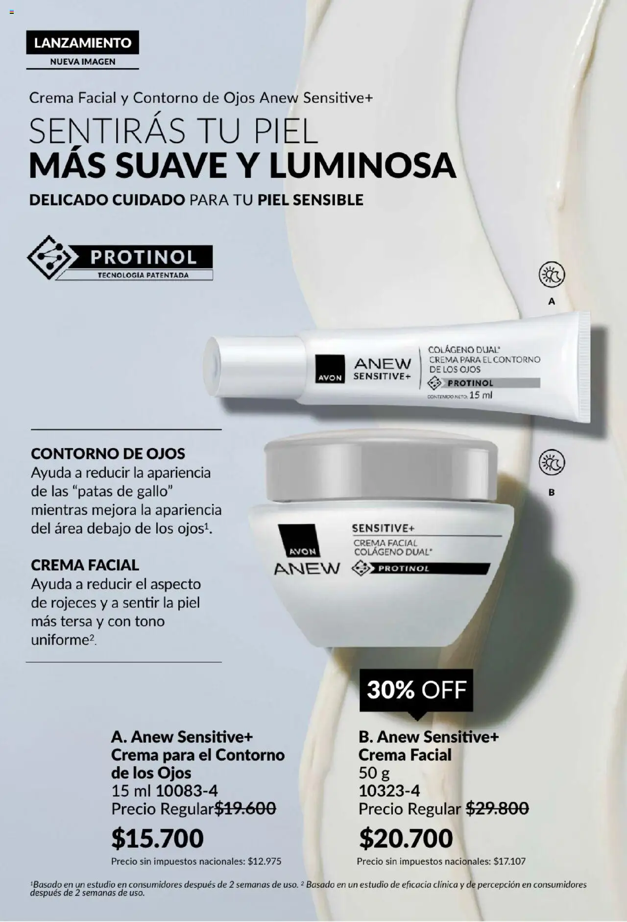 Catálogo AVON Campaña 10B │ válido desde el 03.06.2025 | Página: 13 | Productos: Contorno de ojos, Contorno, Crema